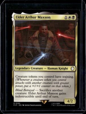 Elder Arthur Maxson - 0102 - PIP - NM - MTG Magic the Gathering