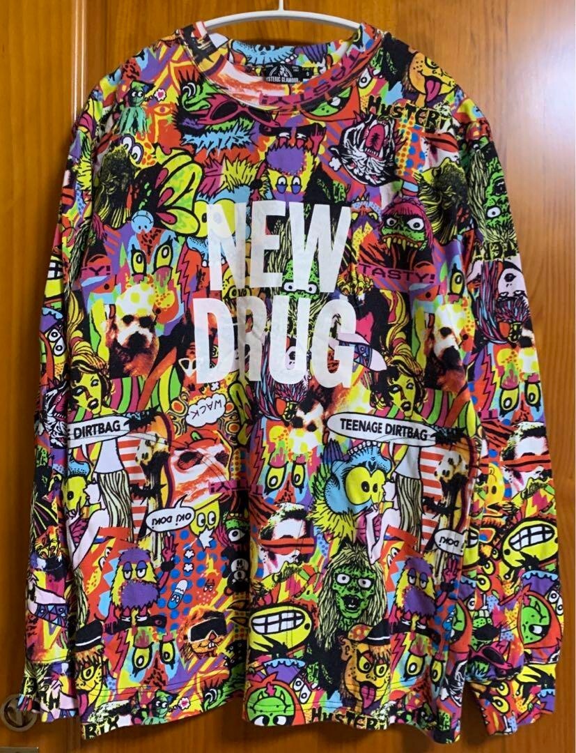 Hysteric Glamour Long Sleeve T-Shirt Size S SKLX Tasty All