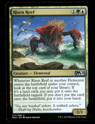 Risen Reef Core Set 2020 #217 Magic the Gathering