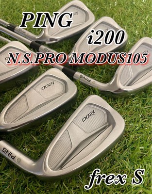 PING i200 Irons Set of 6 Green Modus 105