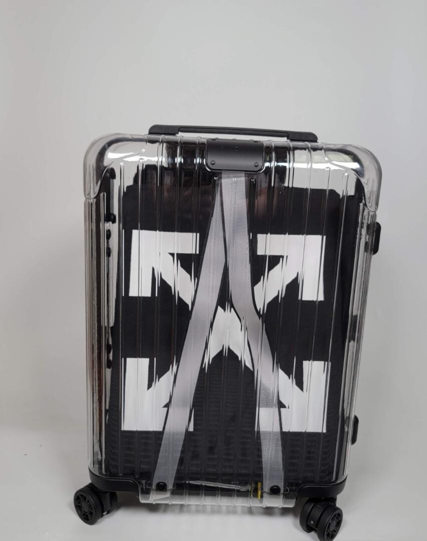 ホワイトリモアキャリーケース Off White Rimowa Clear Transparent Carry On 36L Suitcase See