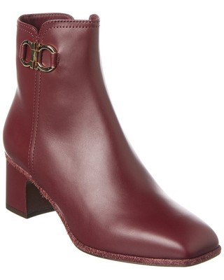 Женские кожаные ботильоны Ferragamo Cassaro