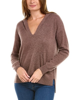 

Женская кашемировая толстовка Incashmere High-Low, коричневая, Коричневый