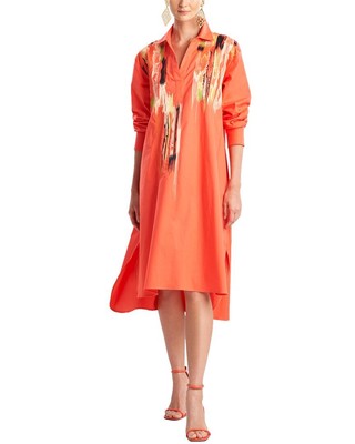 

Платье-рубашка Natori из поплина, женское, размер, Corsunkissed coral