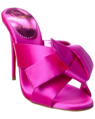 

Christian Louboutin Matricia 100 Атласные сандалии женские, Розовый, NA