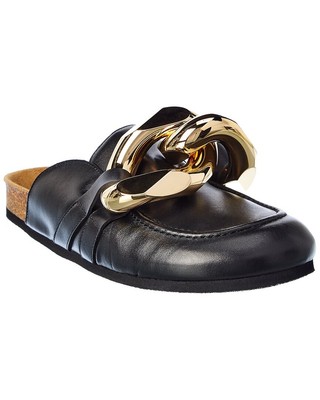 

Кожаные женские мюли Jw Anderson с цепочкой, Белый, NA