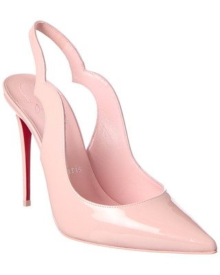 

Christian Louboutin Hot Chick Sling 100 Женские лакированные туфли-лодочки с ремешком на пятке, розовые, Розовый, NA