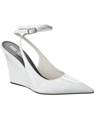 

Женские туфли на танкетке Paris Texas Wanda Patent Slingback, белые, Белый, NA