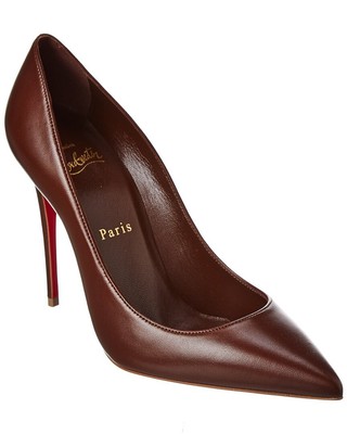

Christian Louboutin Kate 100 Женские кожаные туфли-лодочки, Коричневый, NA