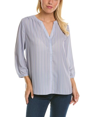 

Женская блузка с защипами Nydj, Sskylar stripe