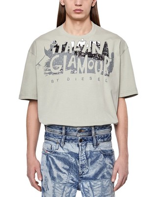 

Футболка мужская Diesel T-Wash-D3, Grey, NA