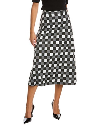 

Женская юбка миди в клетку Anne Klein