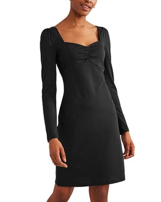 

Женское трикотажное мини-платье Boden Sweetheart, Черный