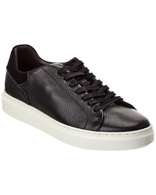 M By Bruno Magli Sierra Leather Sneaker Mens Black 10.5