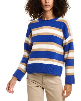 

Женский пуловер из смесовой шерсти Madewell в полоску Belmore, Синий