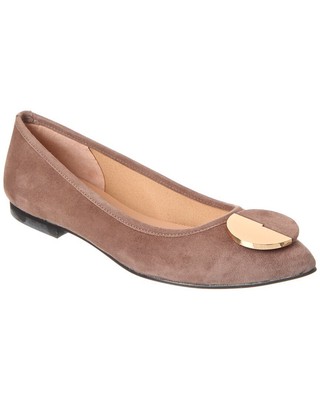 

Женские замшевые туфли Gogo на плоской подошве с французской подошвой, Коричневый, NA