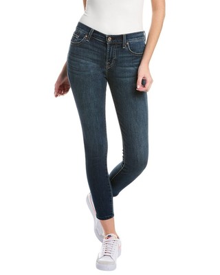 

Женские джинсы скинни 7 For All Mankind B(Air) Fate The Ankle, Синий, NA