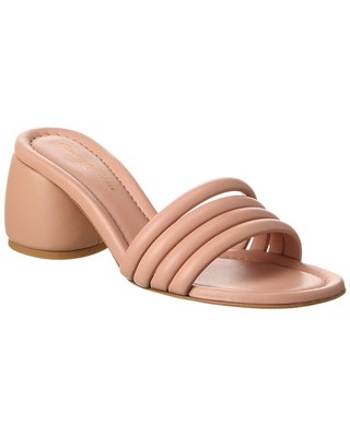 

Gianvito Rossi Malou 60 Женские кожаные сандалии розовые 37,5, Розовый, NA
