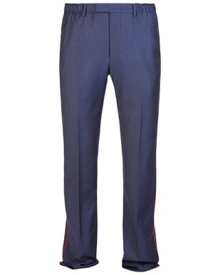 

Мужские шерстяные брюки Gucci Fo, Dark blue, NA