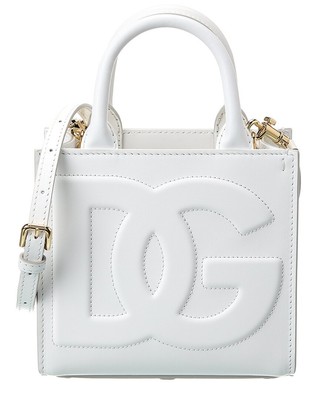 

Dolce - Gabbana Dg Daily Mini Кожаная женская сумка-тоут белого цвета, NA
