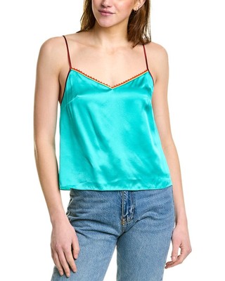 

Женская шелковая майка Dannijo, Желтый