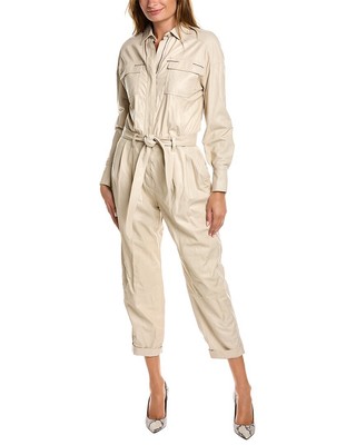 Кожаный комбинезон Brunello Cucinelli Женский M
