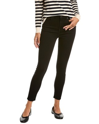 7 For All Mankind Женские джинсы-скинни с завышенной талией от Aubrey, черные 23