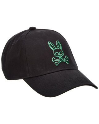 Бейсболка Psycho Bunny Flavin мужская черная O/S