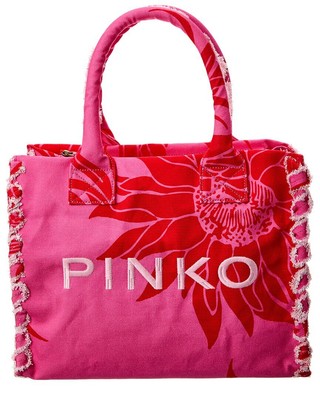 

Pinko Beach Shopping Холщовая сумка-тоут для женщин, розовый, NA