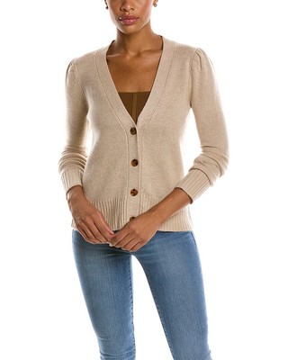 

Женский кашемировый кардиган Qi Cashmere с пышными рукавами, размер, Xl