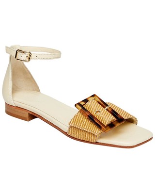 J.Mclaughlin Caren Leather-Trim Sandal Womens  9.5