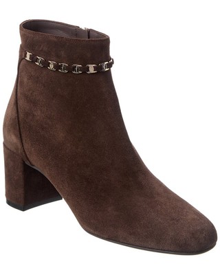 Женские замшевые ботильоны Ferragamo Ghila