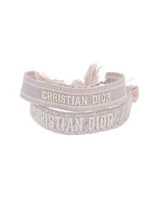 Фирменный браслет из рафии с логотипом Dior для женщин
