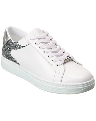 

Кожаные женские кроссовки Jimmy Choo Rome/F, Белый, NA