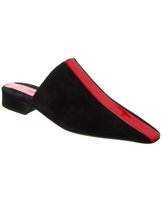 Женские туфли-мулы из замши и кожи Ferragamo Selestina