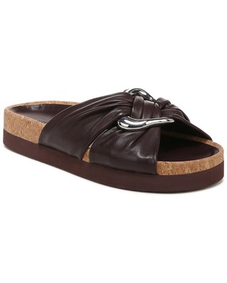 

Женские кожаные шлепанцы Vince Glo, Pinot, NA