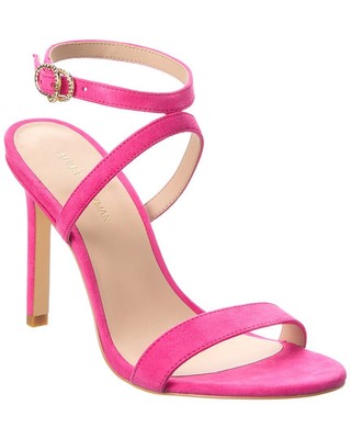 

Stuart Weitzman Crystal Buckle 95 Женские замшевые сандалии, Розовый, NA