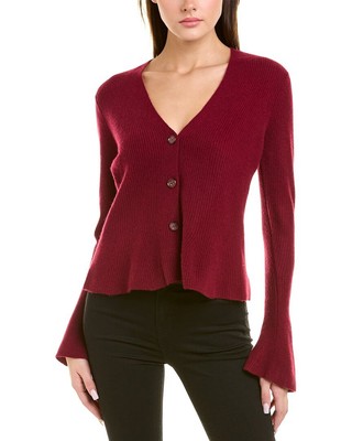 

Incashmere Flare Cuff Кашемировый кардиган женский красный