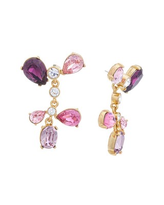 Женские серьги-люстры с кактусами Oscar De La Renta 14K