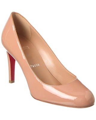 Лакированные туфли-лодочки Christian Louboutin Pumppie 85 женские коричневые 36,5