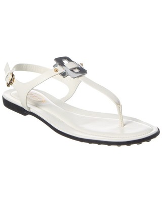 Tod S Leather Sandal Womens White 35