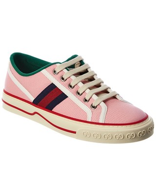 

Женские парусиновые кроссовки Gucci Tennis 1977, Розовый, NA