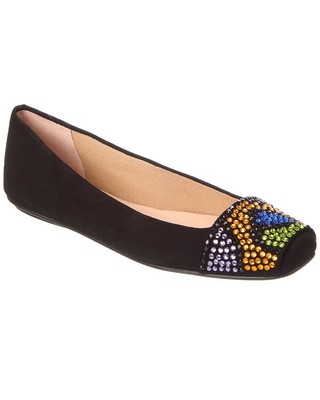 

Женские замшевые туфли на плоской подошве с французской подошвой, Черный, NA