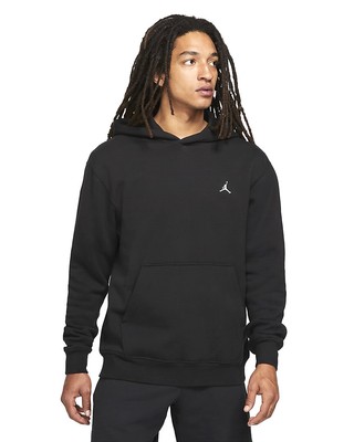 

Мужская флисовая толстовка с капюшоном Jordan Black Essentials (DA9818 010), Черный