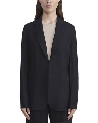 Женский блейзер из льняной смеси Lafayette 148 New York с вывернутым наизнанку швом 2
