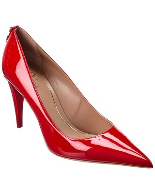 

Женские лакированные туфли Valentino Rockstud 90, Красный, NA