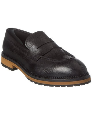Кожаные мокасины Tod S Мужские черные 5