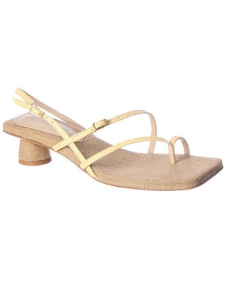 

Женские кожаные сандалии Jacquemus Les Sandales Basgia желтый, NA
