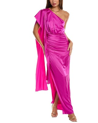 Pre-owned Aiifos Julieta Gown Women's In Pink