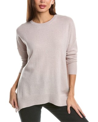 Кашемировый пуловер Forte Cashmere Easy Crew женский коричневый Xs